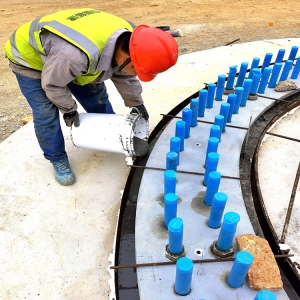 陸上風(fēng)電基礎(chǔ)施工用灌漿料